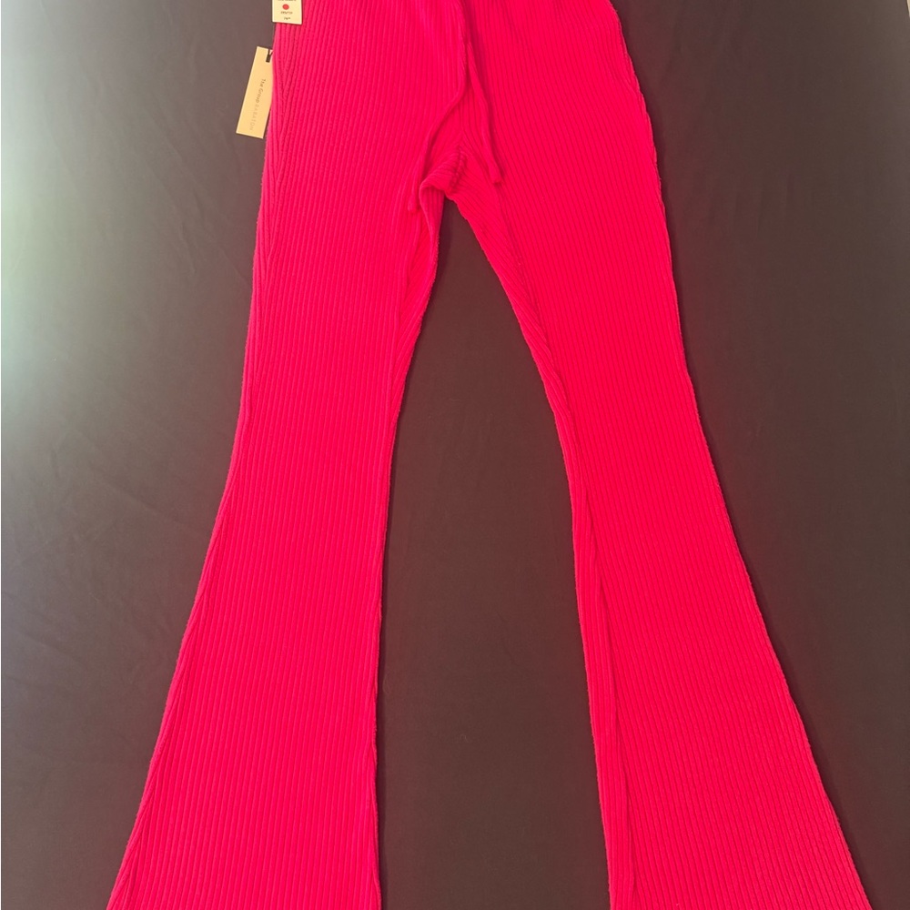Babaton Aritzia Hot Pink Kids Flared Pants
